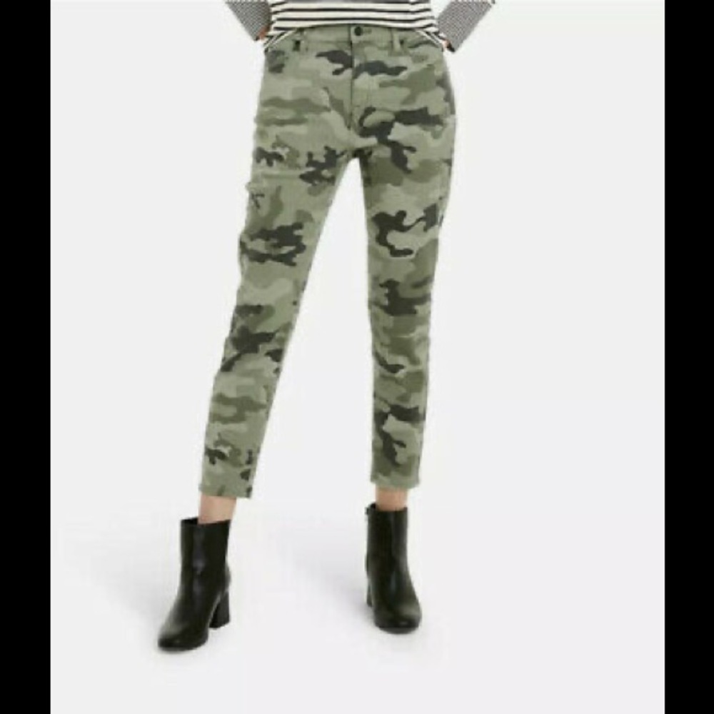 NWT Nili Logan for Target Camo Print High Rise Skinny Ankle Jeans